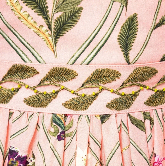 Big Sale! AGUA BY AGUA BENDITA Alga Pacifico Midi Dress - Picture 4 of 12